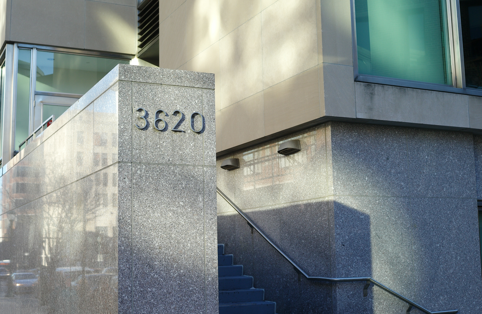 3620sign-1920x1250.png view of 3620 numbers on Walnut Street side of Annenberg School building