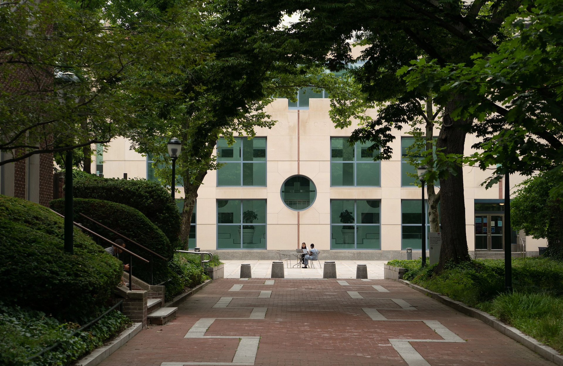 3620 exterior header.png Exterior of the Annenberg School Plaza