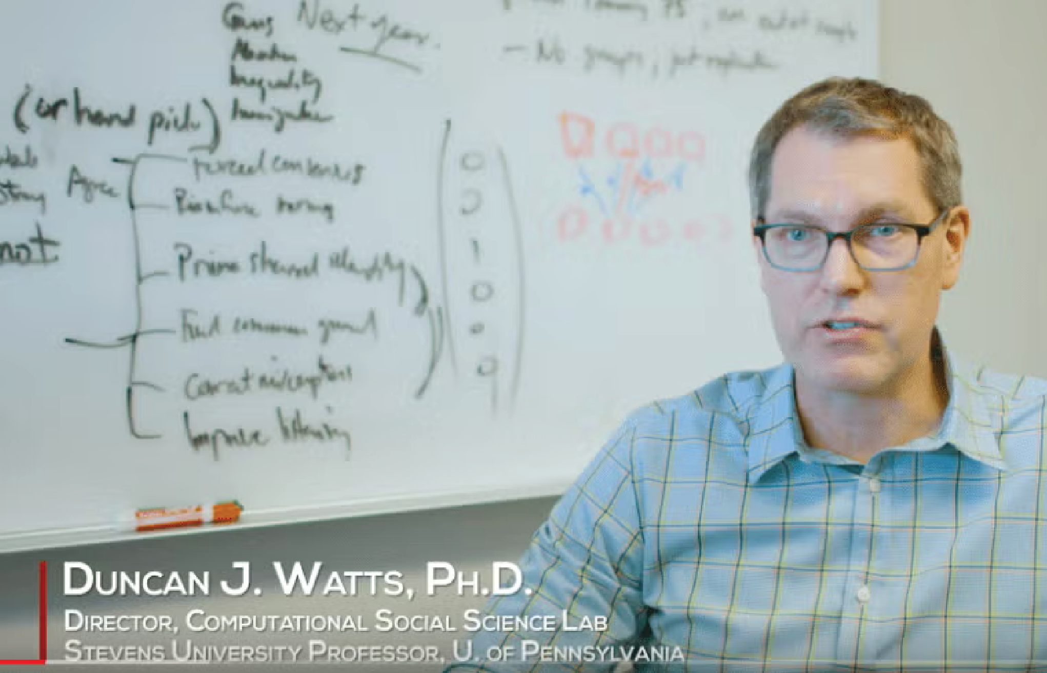 Duncan Watts_Gallery Duncan Watts speaking in a classroom