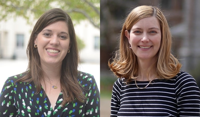 Alison Feather and Kim Woolf