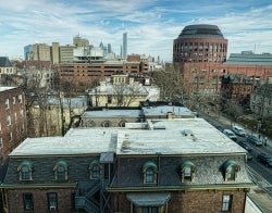 View of Philadelphia skyline from CARGC offices