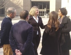 alumni advisory board.jpg Brooke Duffy, Danna Young, Pablo Halpern, Shawnika Hull, and Jeffrey Gottfried