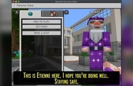 Virtual Annenberg School in Minecraft