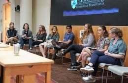 Annenberg doctoral students at SummerCulture colloquium