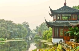 Photo of Beijing garden; photo credit: David Veksler / Unsplash