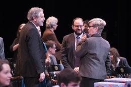 Seth Grossman at Communication Major Graduation Ceremony