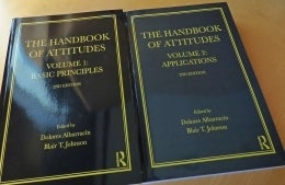 cover of two-volume Handbook of Attitudes second edition
