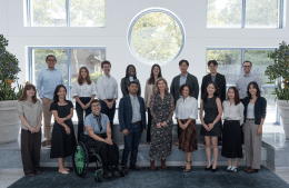 Dean Sarah Banet-Weiser and the 2025 Ph.D. Cohort