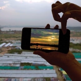 A still from The Lake and The Lake by Sindhu Thirumalaisamy