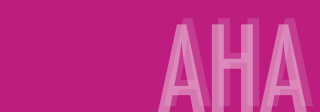 Decorative Background with blurred letters "AHA" to the right