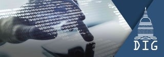 Image of a hand tapping a phone (can't see screen) with an overlay of a map made from the digits "0" and "1", photo credit Pixels Hunter / Shutterstock
