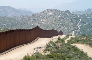 Image of U.S.-Mexico border wall