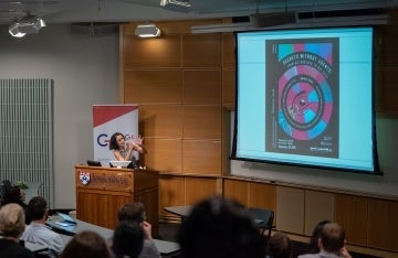 Aniko Imre gives lecture at Annenberg School for Communication