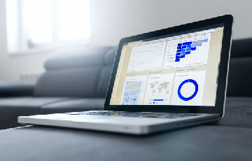 public opinion trends in America Photo Credit Lucas Blazek on Unsplash 360 x 230 crop.png Photo of an opened laptop with different graphs and charts on the screen, Photo Credit: Lucas Blazek / Unsplash