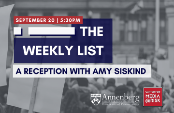 Amy Siskind Weekly List event 