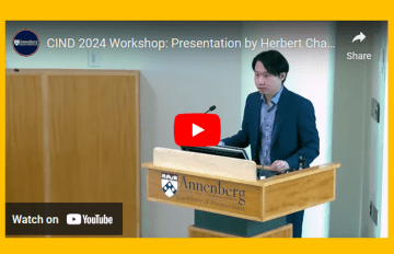 TAlk by Herbert Chang at CIND 2024 Workshop
