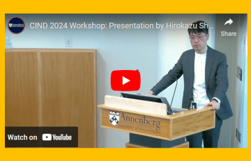 Talk by Hirokazu Shirado at CIND 2024 Workshop