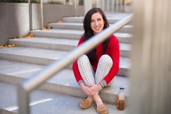 Molly Rooney poses for photo