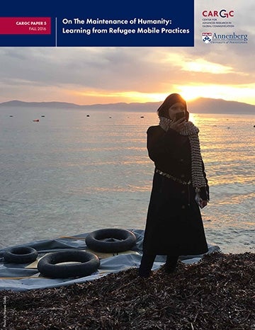 Cover that shows a woman near a body of water