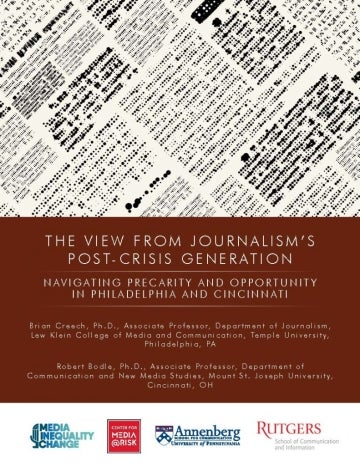 Publication Cover The View from Journalism's Post Crisis Generation