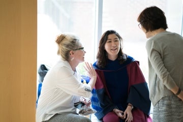 Sharon Black, Eunji Kim, Kim's mother