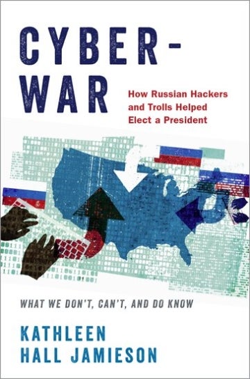 Cyber War book cover, showing map of United States with various arrows pointing at different parts of the country