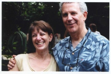 Photo of Barbie Zelizer and Larry Gross