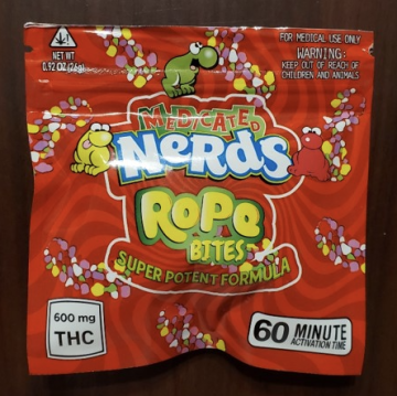 Medicated Nerds Rope Biest packaging