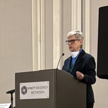 Kathleen Hall Jamieson delivers the Carey Lecture.